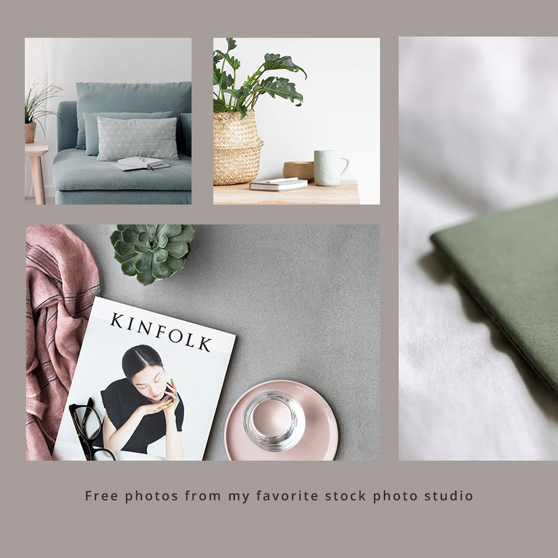 Colorblock Email Template for Bloggers