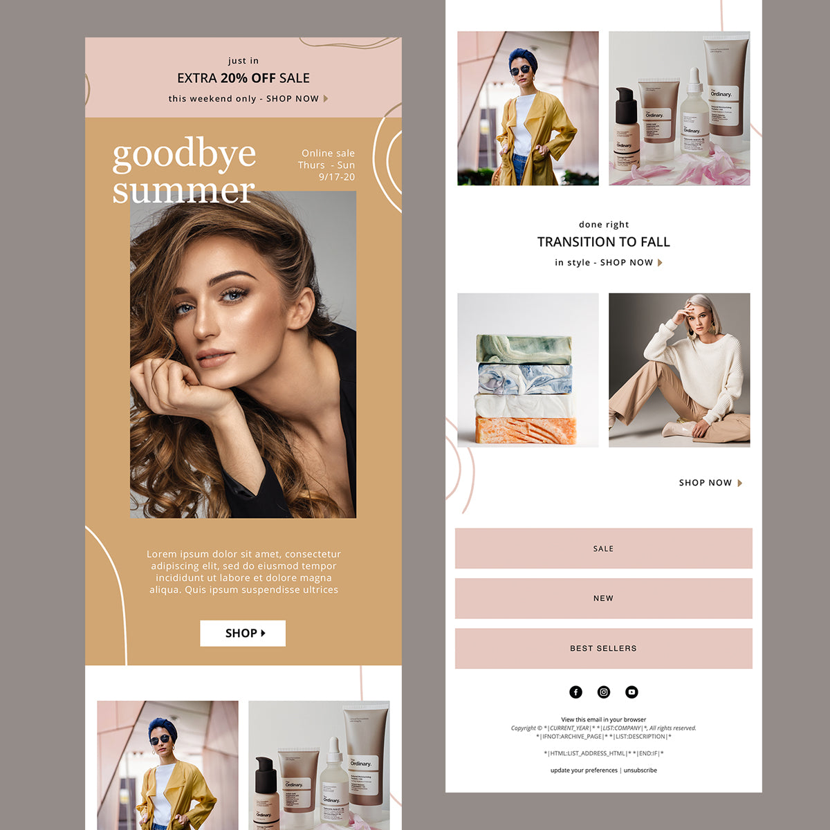 Honey Vibes Email Template – Alli Clough Design